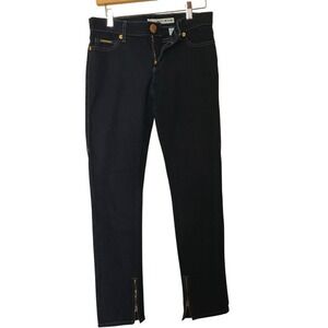 DKNY Jeans Junior Size 7 Denim Blue‎ Low Rise Vintage